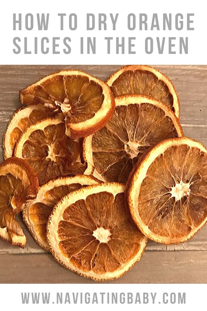 Drying Orange Slices in the oven