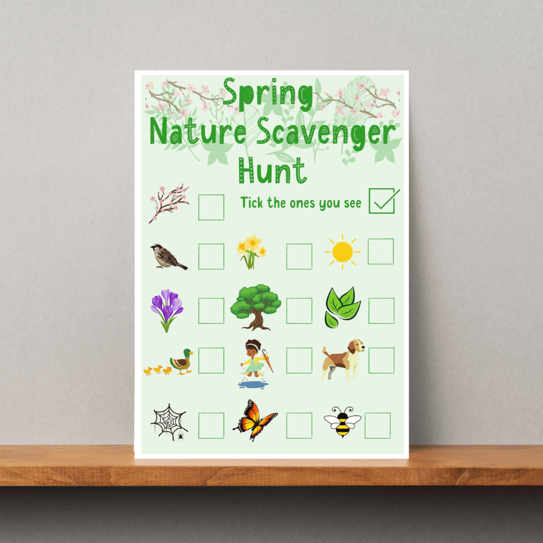 Nature Walk Scavenger Hunt